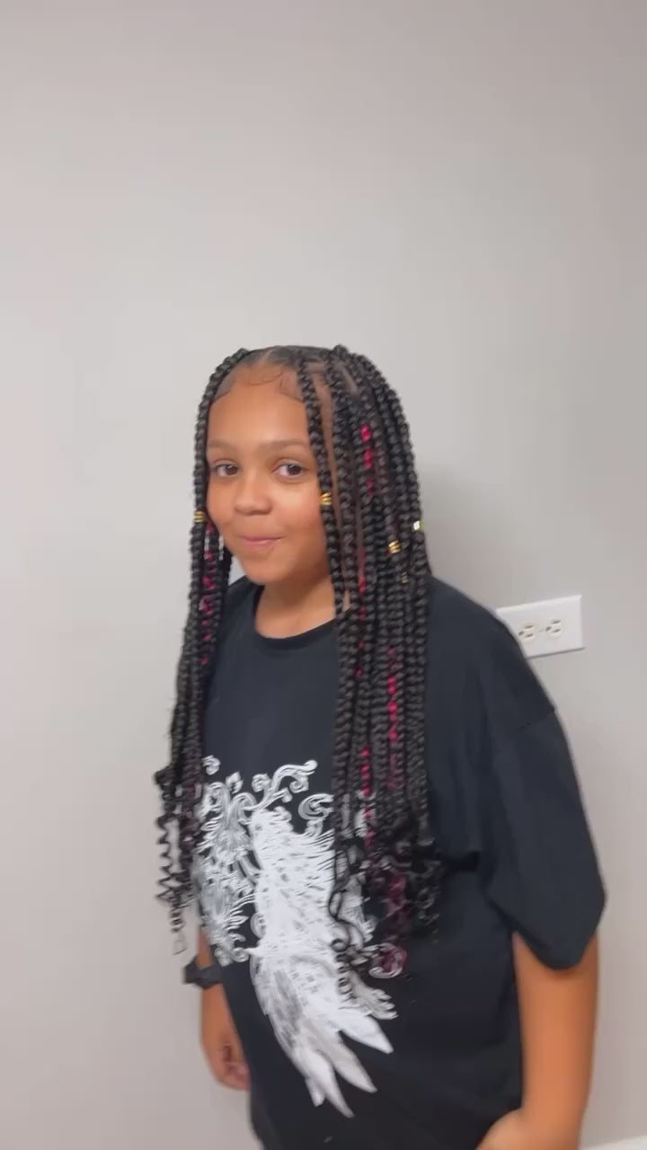 Medium Knotless Braids